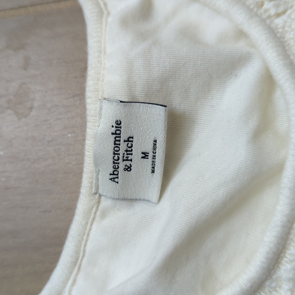 Abercrombie Crochet High Neck, tank. M.  Lined. - Picture 2 of 6